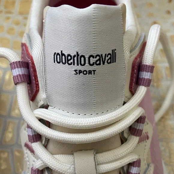 NWOT*Roberto Cavalli Sport Colorblock Chunky Sneakers, Size 8.5